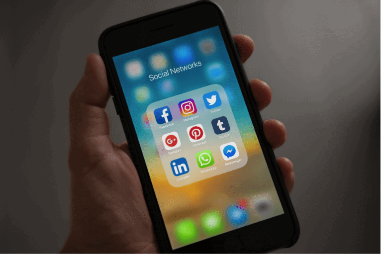 download social media applications and be socially active