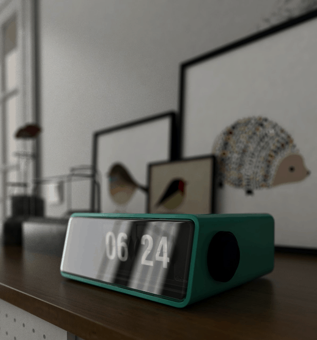 morning routine photo of alarm clock