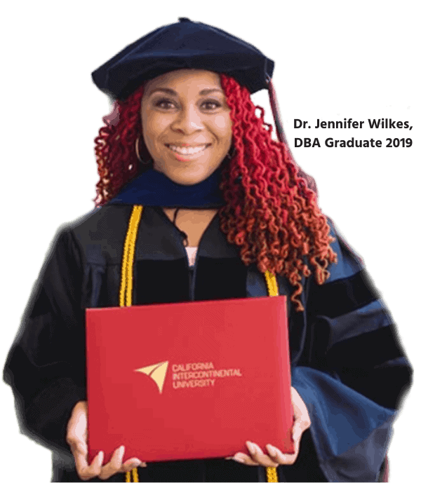Dr. Jennifer Wilkes DBA Graduate 2019