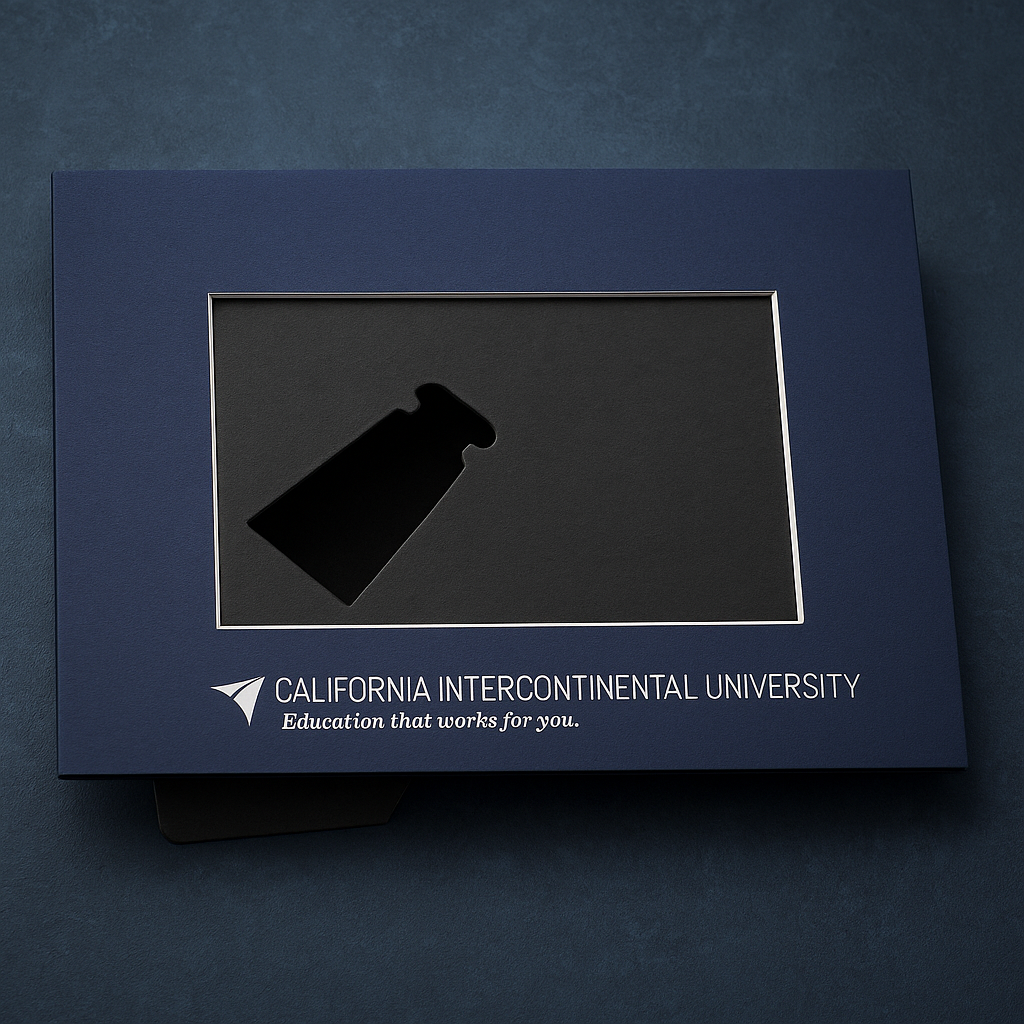 6x4 Horizontal Beveled Heavy Mat Board Frame - CIU Commencement 2025