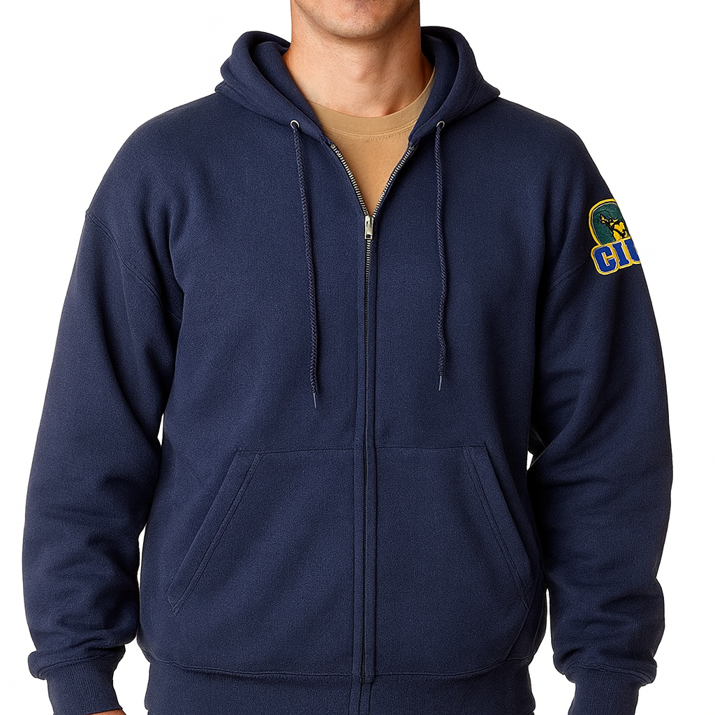 Navy Hoodie (Full Zip) - CIU Commencement 2025 M